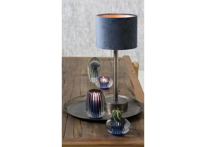LIGHT & LIVING Lampensockel undai d12.5h35cm dr rw nickel