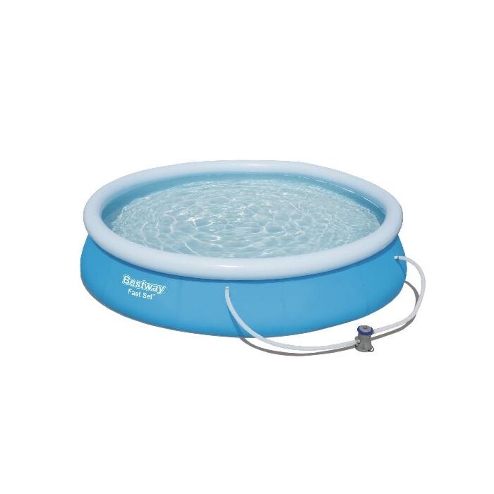 Schwimmbad inklusive Filterpumpe rund Ø 366 cm- BESTWAY Schwimmbad inklusive Filterpumpe rund Ø 366 cm- BESTWAY