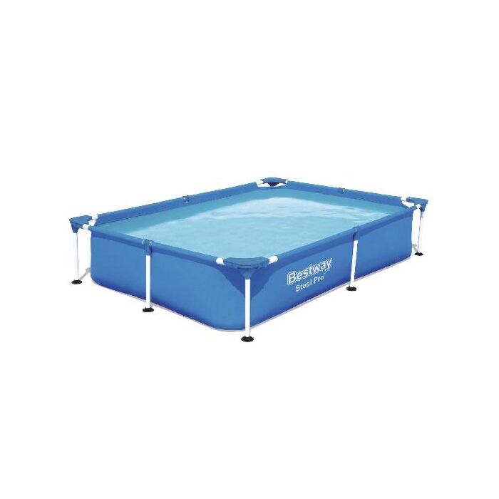 Schwimmbäder steel pro rechthoek 221 cm - BESTWAY Schwimmbäder steel pro rechthoek 221 cm - BESTWAY
