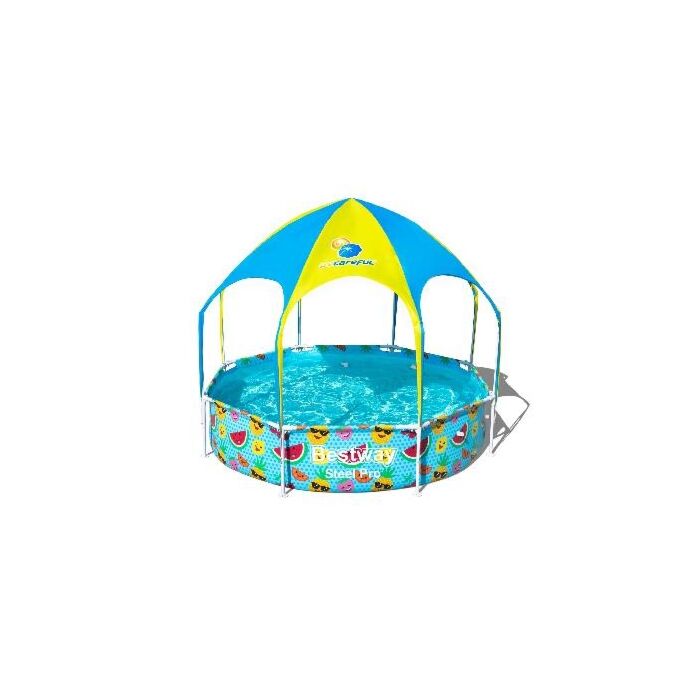 Schwimmbad my first sirocco rund Ø 244 cm - BESTWAY Schwimmbad my first sirocco rund Ø 244 cm - BESTWAY