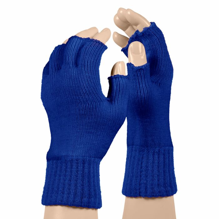 Fingerloser Handschuh blau