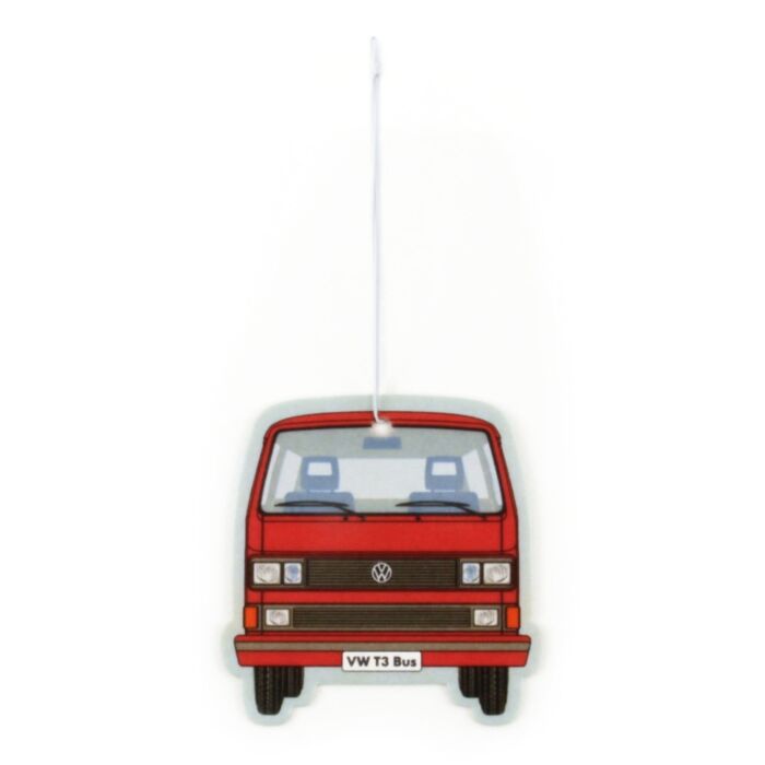 Air Freshener Volkswagen Bus - Vanilla / Rot