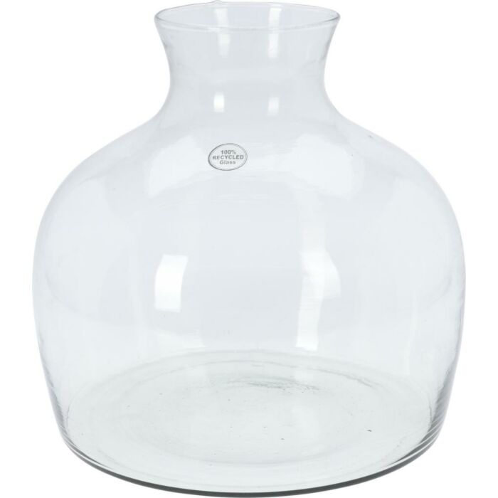 Vase recyceltes Glas 36 cm