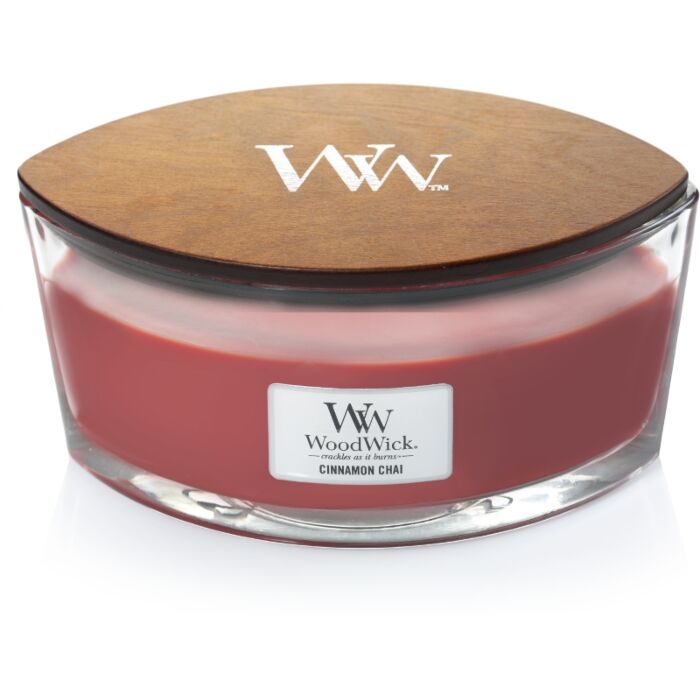 Cinnamon Chai Ellipse Candle - WoodWick Cinnamon Chai Ellipse Candle - WoodWick