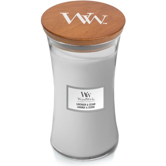 Lavender & Cedar large Candle - WoodWick