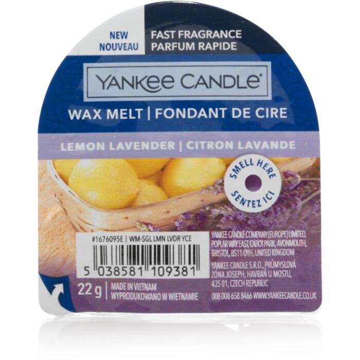 Lemon Lavender New Wax Melt Yankee Candle