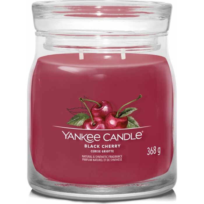 Black Cherry Signature medium Jar - Yankee Candle Black Cherry Signature medium Jar - Yankee Candle