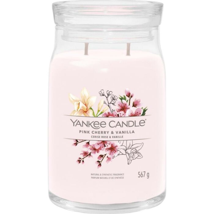 Pink Cherry & Vanilla Signature Large Jar - Yankee Candle