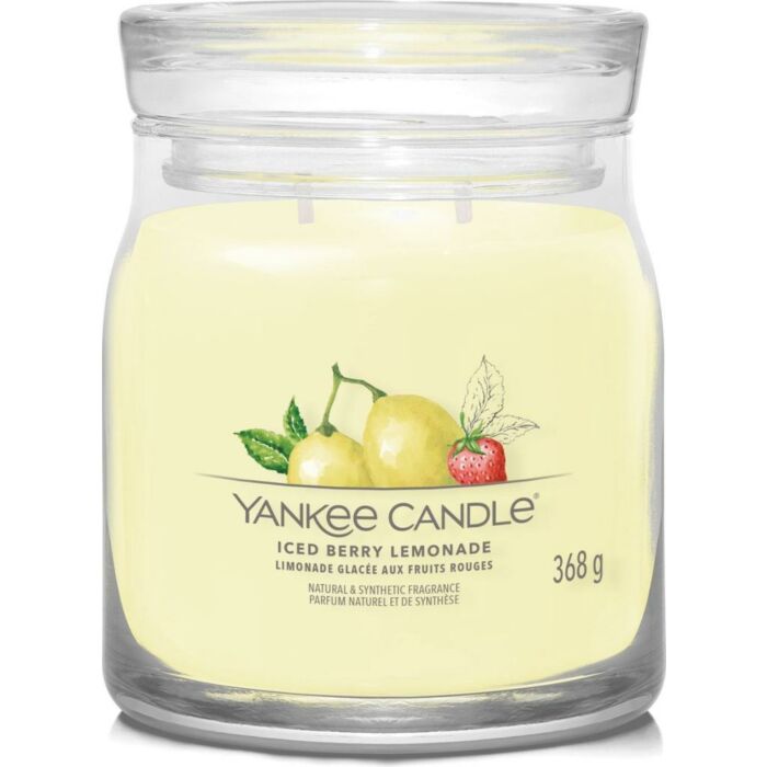 Iced Berry Lemonade Signature Mittelglas - Yankee Candle Iced Berry Lemonade Signature Mittelglas - Yankee Candle