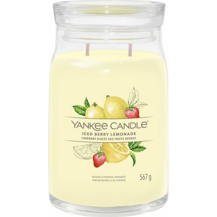 Iced Berry Lemonade Signature großglas - Yankee Candle Iced Berry Lemonade Signature großglas - Yankee Candle