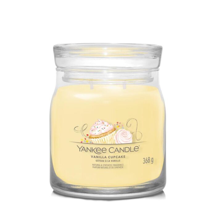 Vanilla Cupcake Signature Medium Jar – Yankee Candle Vanilla Cupcake Signature Medium Jar – Yankee Candle