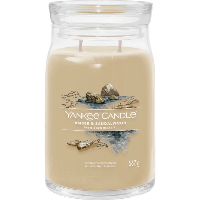 Amber & Sandalwood Signature Large Jar - Yankee Candle Amber & Sandalwood Signature Large Jar - Yankee Candle