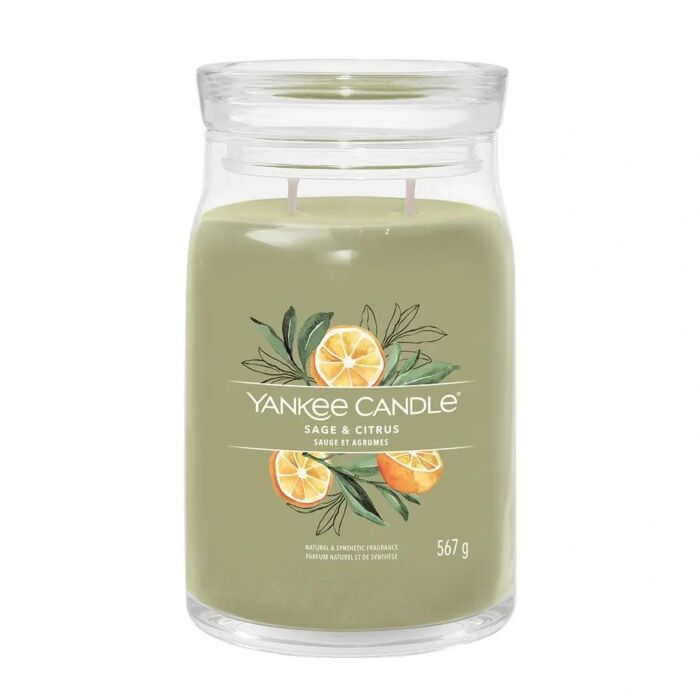 Sage & Citrus Signature Large Jar – Yankee Candle