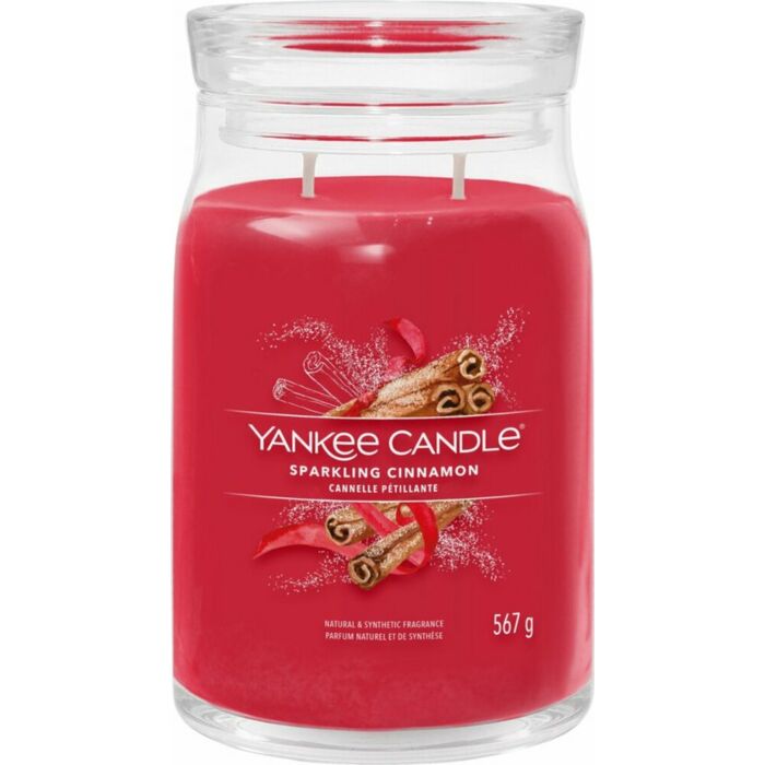 Sparkling Cinnamon Signature large Jar - Yankee Candle