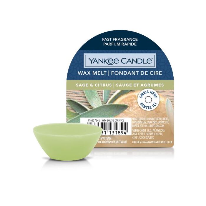 Sage & Citrus Wax Melt – Yankee Candle