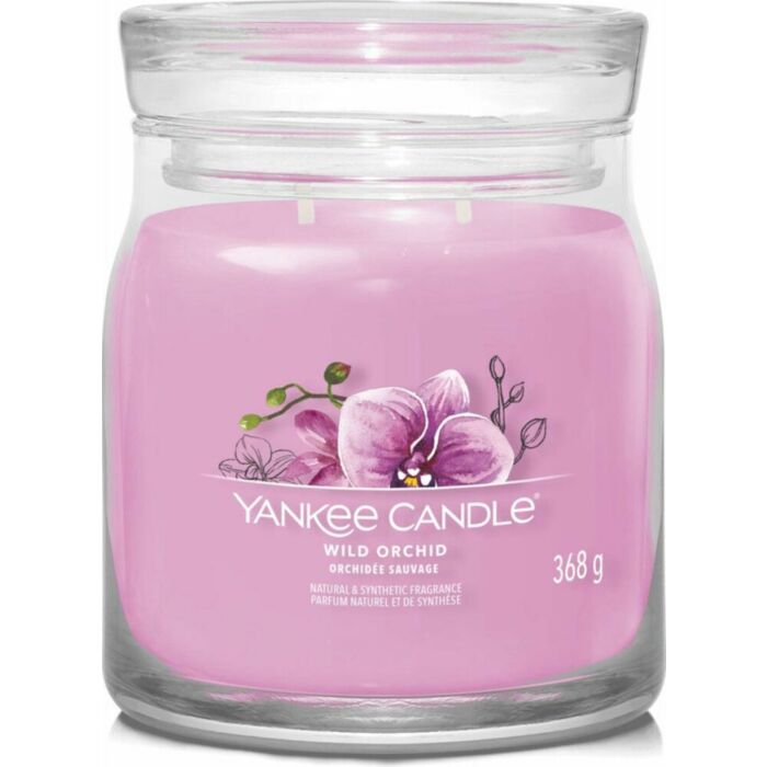 Wild Orchid Signature Mittelglas - Yankee Candle Wild Orchid Signature Mittelglas - Yankee Candle