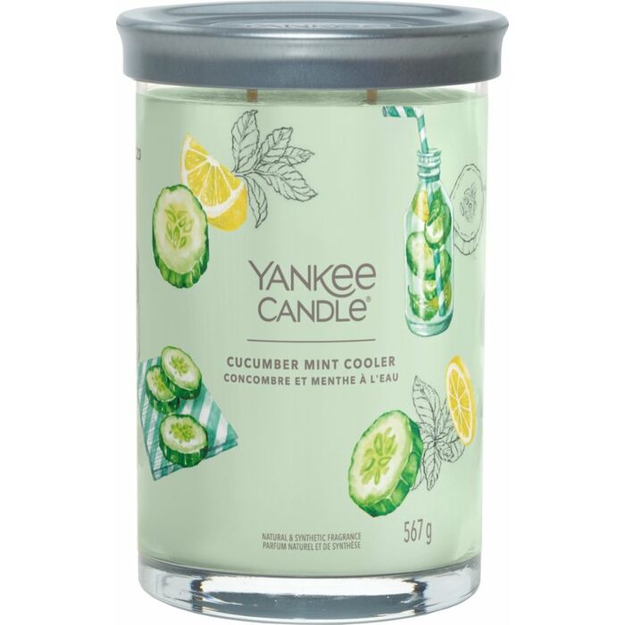 Signature große Duftkerze im Glas – Cucumber Mint Cooler – Yankee Candle