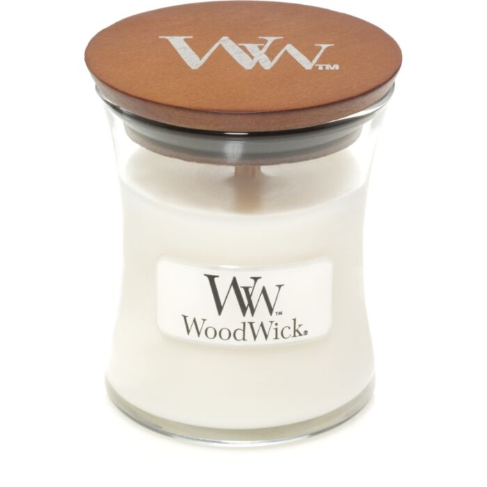 White teak mini Candle - Woodwick
