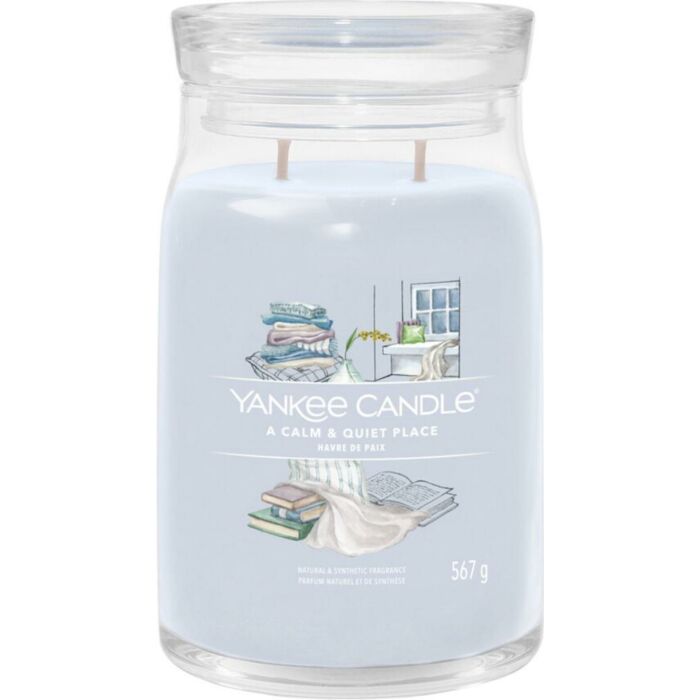 A Calm & Quiet Place Signature Large Jar - Yankee Candle A Calm & Quiet Place Signature Large Jar - Yankee Candle