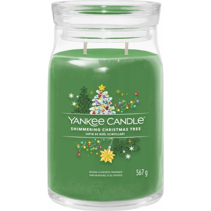 Shimmering Christmas Tree Signature Large Jar - Yankee Candle