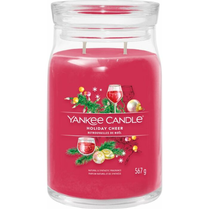 Holiday Cheer Signature Large Jar - Yankee Candle Holiday Cheer Signature Large Jar - Yankee Candle