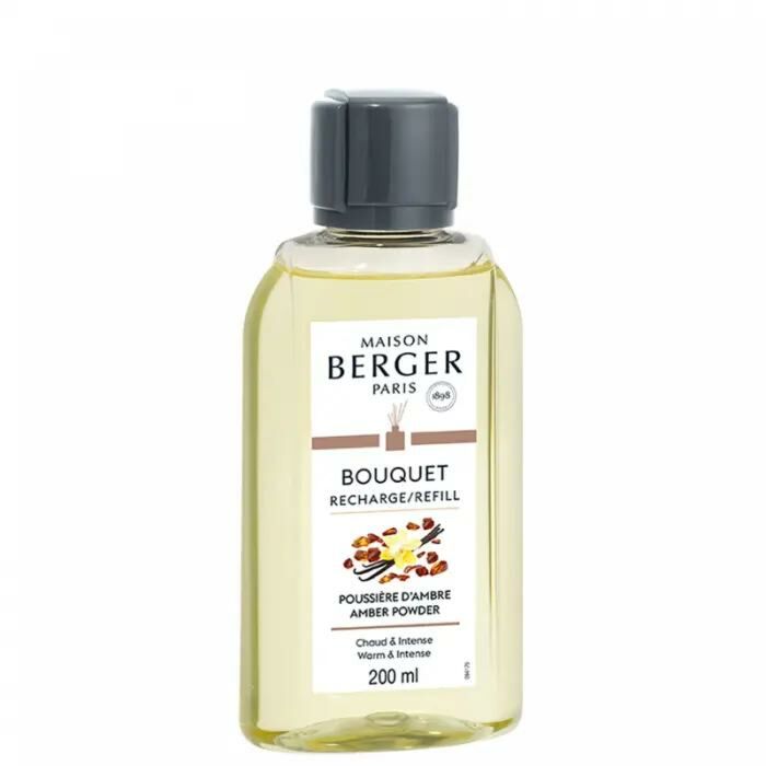 Nachfüllpackung Parfümzerstäuber mit Stäbchen 200ml Poussière d'Ambre - Lampe Berger