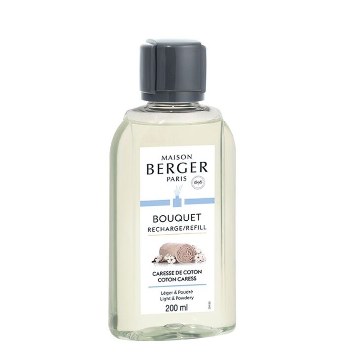 Nachfüllflasche für Raumduft mit Stäbchen 200 ml – Caresse de Coton
