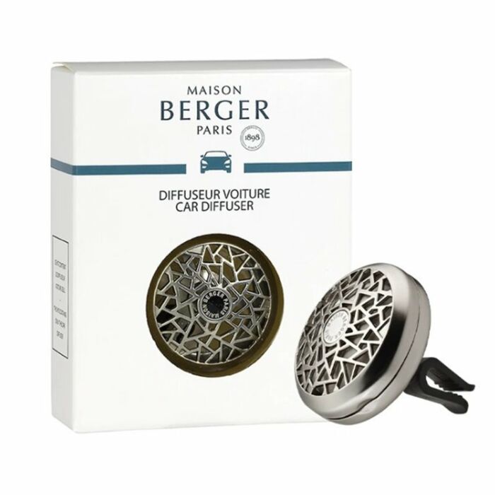 Individueller Auto-Parfümzerstäuber Graphic nickel matt - Lampe Berger