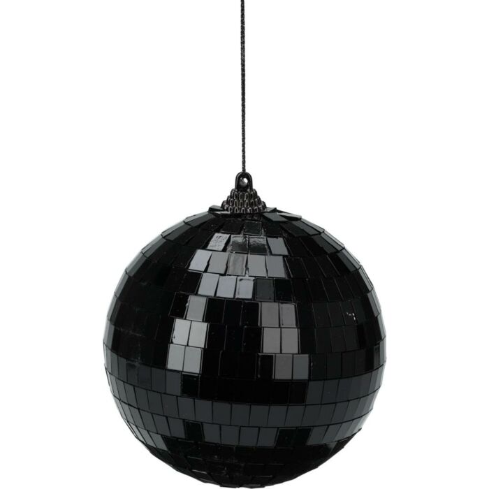 Spiegelkugel schwarz 10 cm