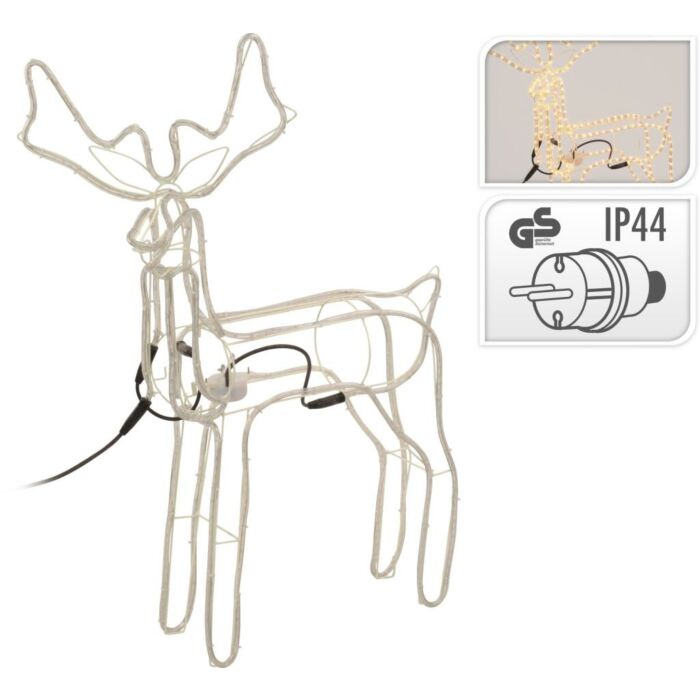 Rentier-Weihnachtsbeleuchtung außen 60 cm