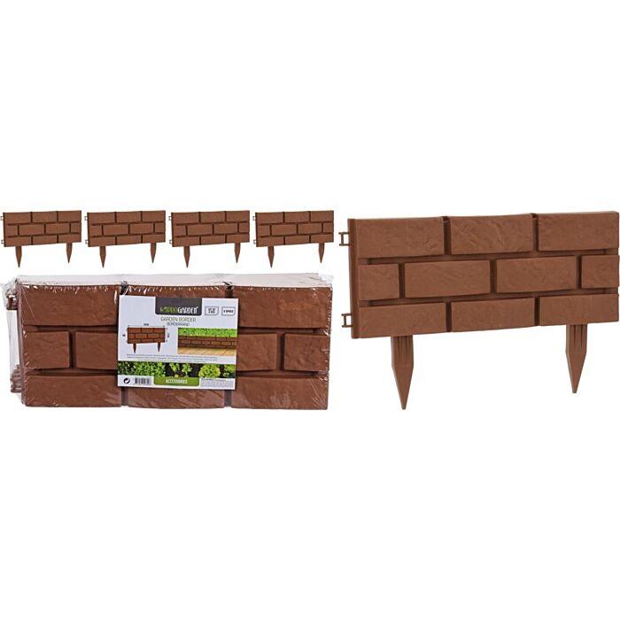 Weihnachtsdorf border Terrakotta Set 4-teilig