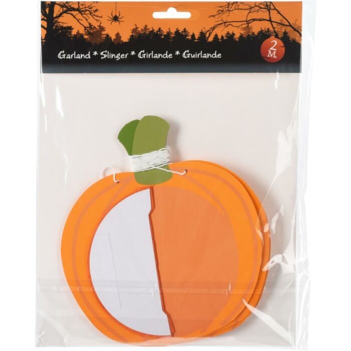 Girlande Halloween orange 2 Meter Girlande Halloween orange 2 Meter