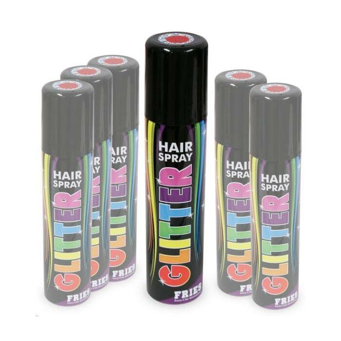 Hairspray Glitter rot 100 ml