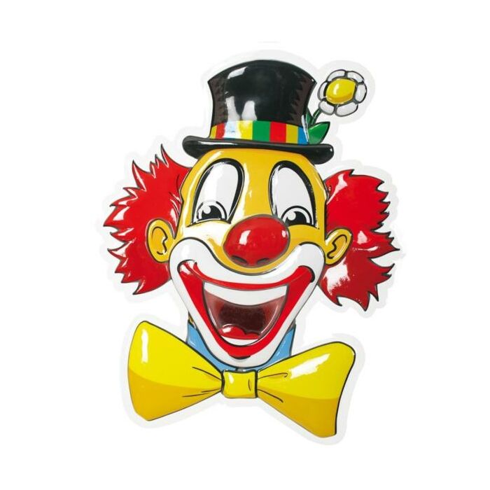 Wand-Deko Clown 50 cm Wand-Deko Clown 50 cm
