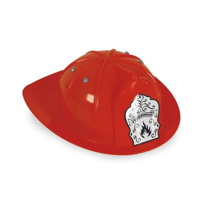 Feuerwehrhelm rot variable Größe 47 - 57 cm