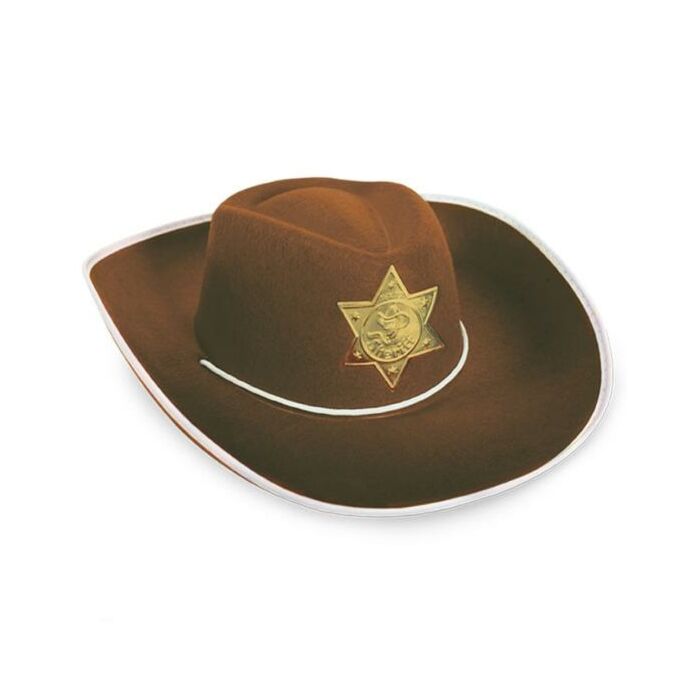 Cowboyhut braun 55 cm