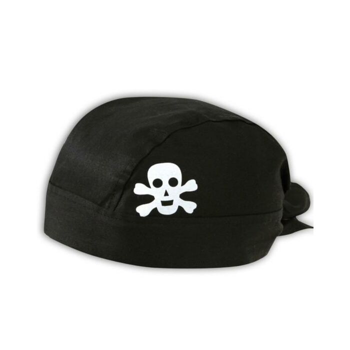 Piraten-Bandana schwarz