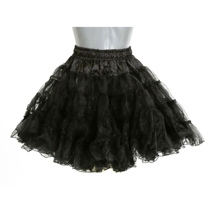 Petticoat lang schwarz
