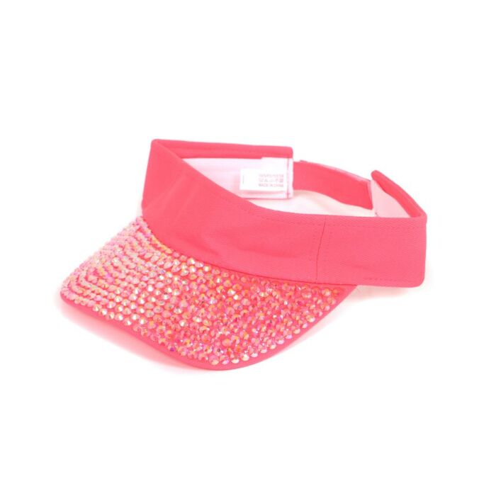 Sonnenblende Strass rosa
