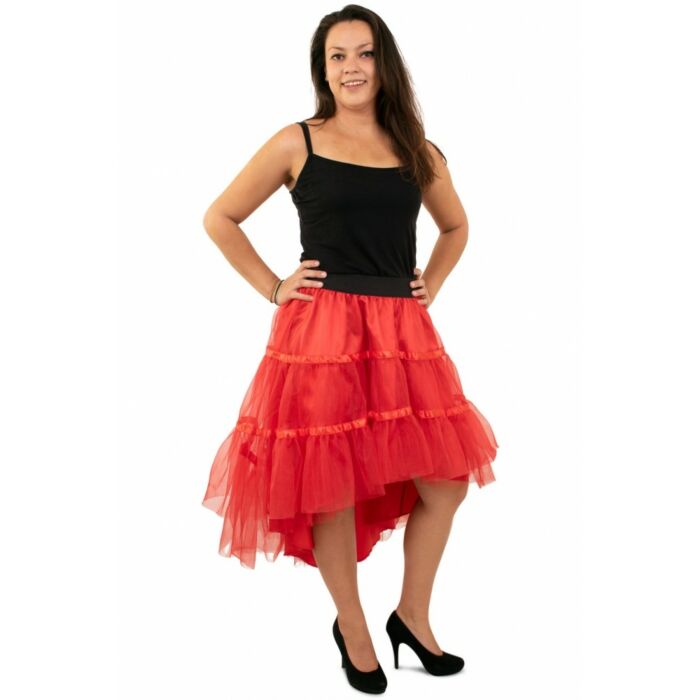 Petticoat abfallend rot Petticoat abfallend rot