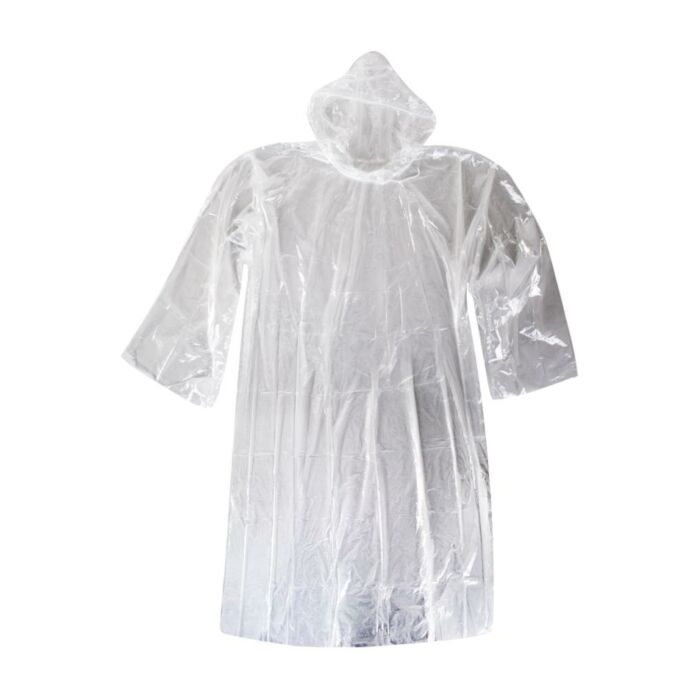 Regenponcho, transparant, Einheitsgröße Regenponcho, transparant, Einheitsgröße