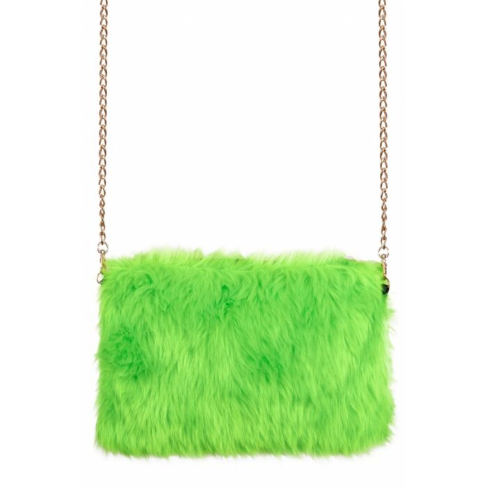 Tasche Plüsch grün Tasche Plüsch grün
