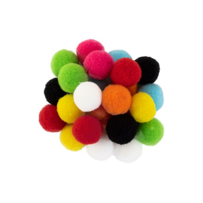 Pom Pom 2 cm sortiert 24 Stück Pom Pom 2 cm sortiert 24 Stück