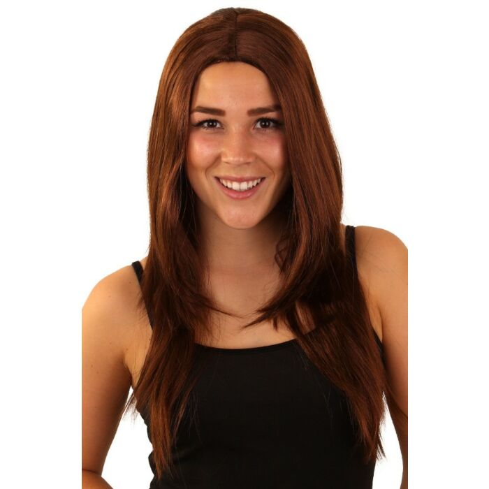 Perücke braunes langes Haar Perücke braunes langes Haar