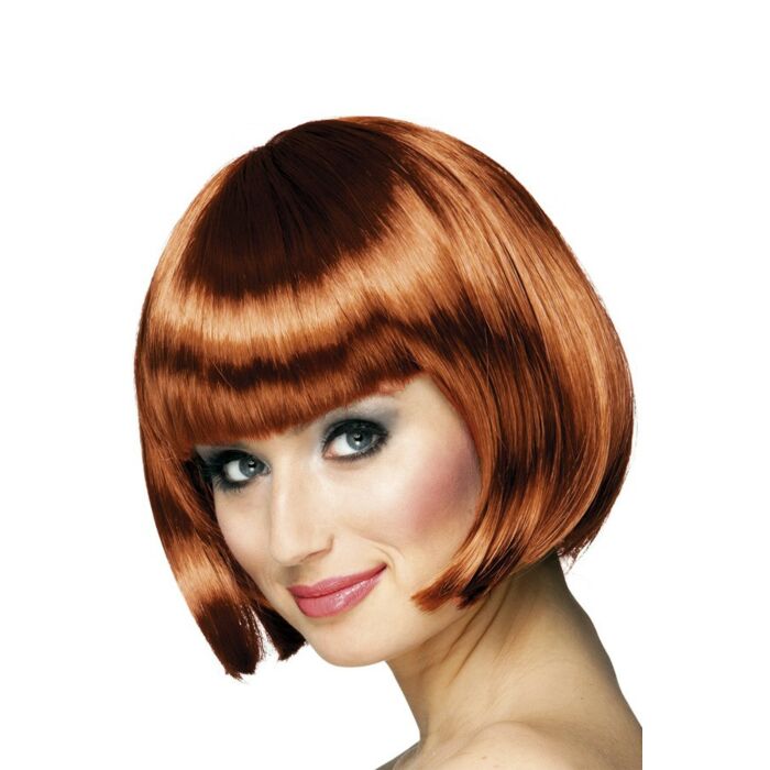 Perücke Bobline Kupfer Perücke Bobline Kupfer