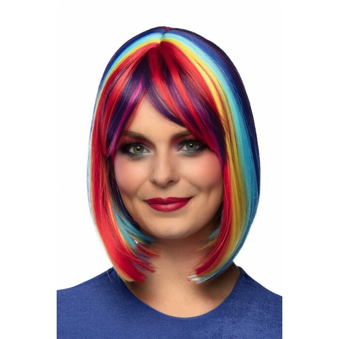 Perücke Regenbogen