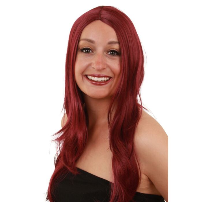 Perücke Anne Bordeauxrot