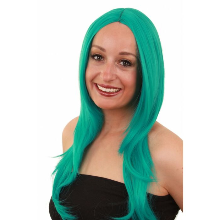 Perücke Anne smaragdgrün Perücke Anne smaragdgrün