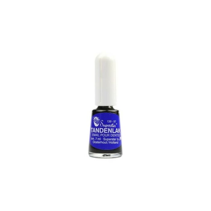 Zahnschmelz schwarz mit Pinsel 7 ml