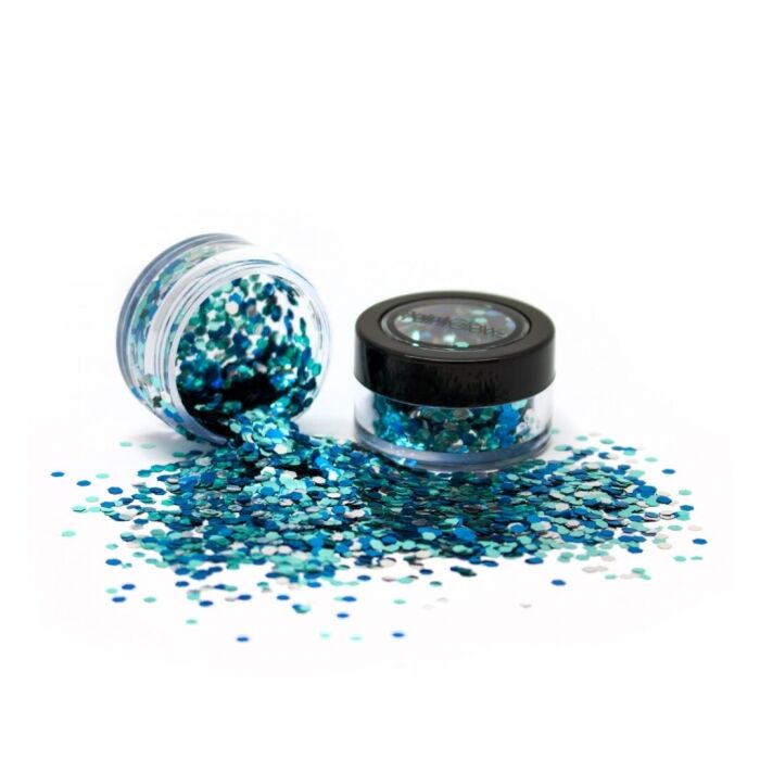 Chunky Glitzer 'Ice Queen' blau 3 gram Chunky Glitzer 'Ice Queen' blau 3 gram